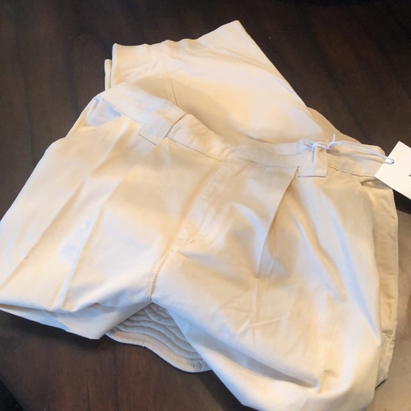 🆕 Frame twill pleated cargo lightweight belt loops cotton trousers - Picture 2 of 15